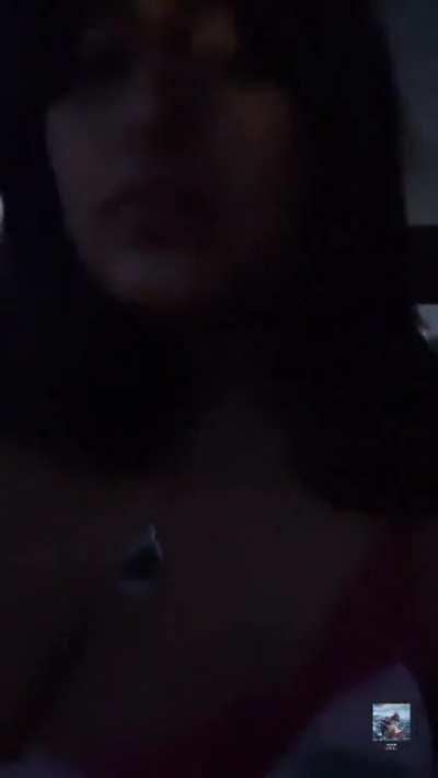 Raja Kumari's cleavage show in night🤤