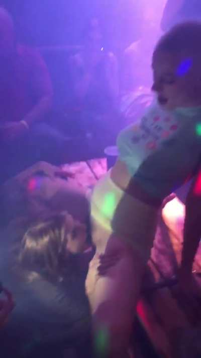 Eating Pussy at The Club