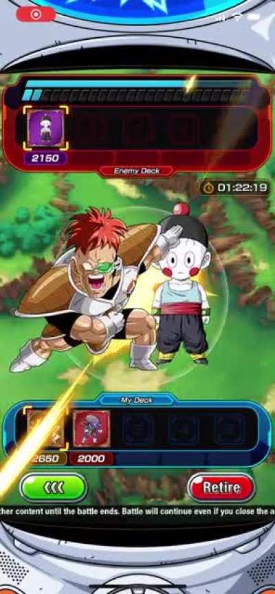 Recoome is straight up just rubbing Chiaotzus forehead