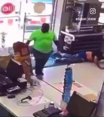 Pull your dick out, prepared to get knocked out.