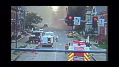 House Explosion Caught on Traffic Cam. Dubuque Iowa 9/28/2020