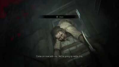 I wasn’t expecting her to jump out at that point. Nearly gave me a heart attack.