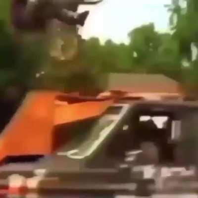 HMFT after I try to jump a moving ramp