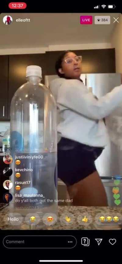 Lady L IG Live Twerk