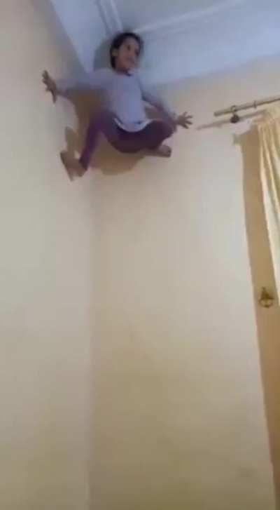 Just her climbing skills.