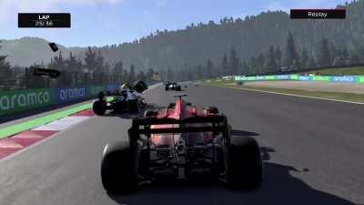 Styria bamboozling the AI and I just capitalised on their mistakes to get Alpine their first win...