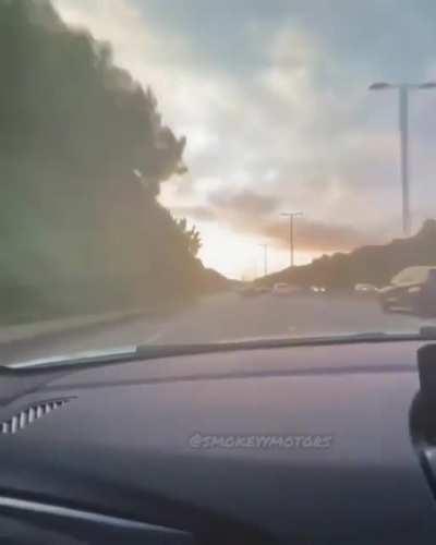 Thought you'd like to see more idiotic driving from the UK. BMW M135i being driven recklessly