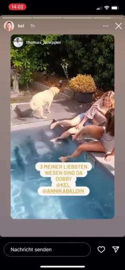 Aus ihrer Story mit Nippel und Dobby