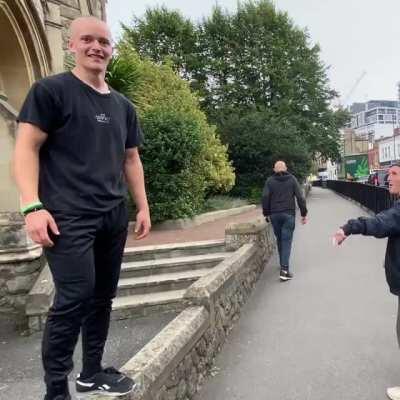 Old geezer on his way to spoons !