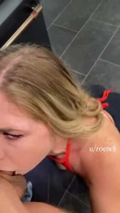 I was just trying to make dinner but he had other plans