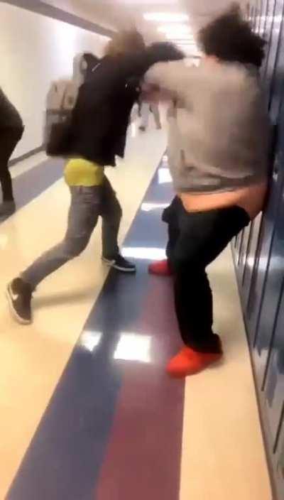 This was a fight at my school yesterday