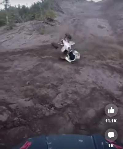 WCGW standing in the way of tumbling quad