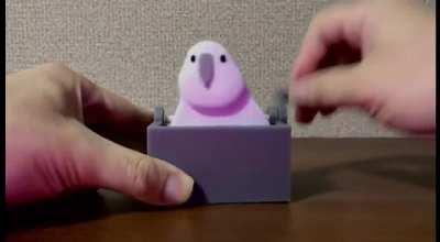 a mechanical party friend in a box!