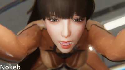 Eve getting some huge backshots!