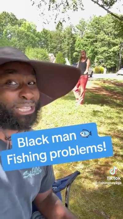 to fish in a lake in his own neighbourhood