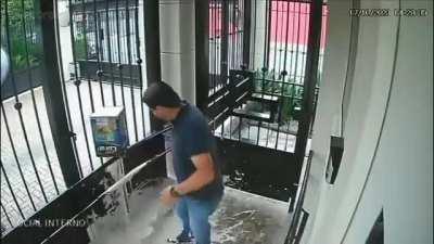 To get the paint home