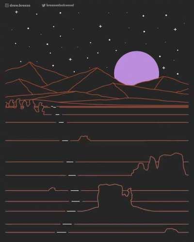 finished my next animated NFT! Arches National Park at Night. What park should I do next?