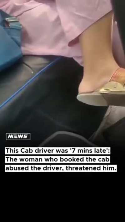 Women abusing for 7min late Cab