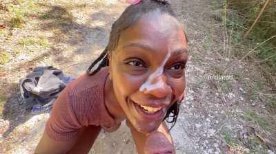 I love going for a walk in the woods