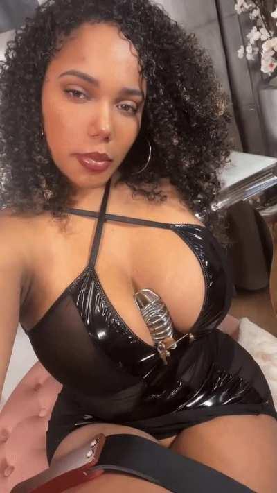 Men like you don’t deserve to cum. You are staying in chastity forever