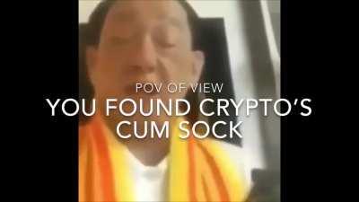 Noooo Crypto I swear I wasn’t searching for your yummy cummie wummies 😭😭🥵