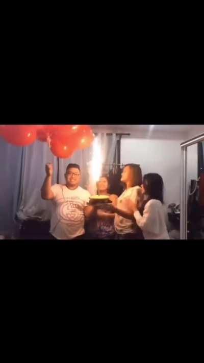 A birthday he will never forget