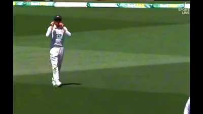 Pat Cummins with his over-acting attempts to bluff Jaiswal. 