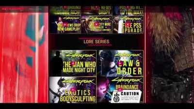 Good Morning Choombas! NETRUNNER 2077 - An All in One Cyberpunk 2077 Platform Releases today. Over 60 Fan Artists, Content Creators and so on have joined in on this massive 2 month Project. Have fun exploring :)