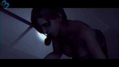 Jill Valentine gets a tentacle up her skirt (BarbellSFM) [Resident Evil]