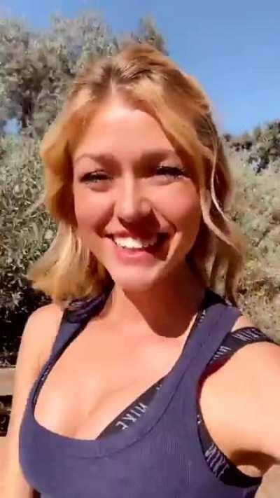 Birthday girl Katherine McNamara