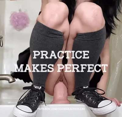 Practice makes perfect.