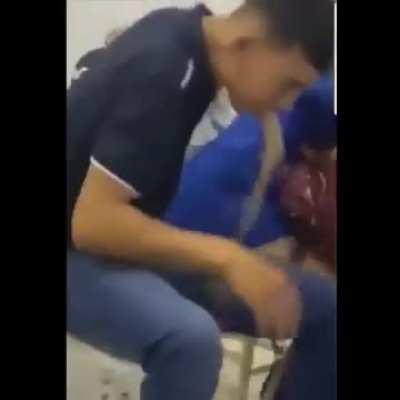 Dude couldn't hold in his feelings