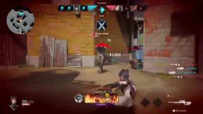 Got lucky with that bad Dallas aim but a nice clutch