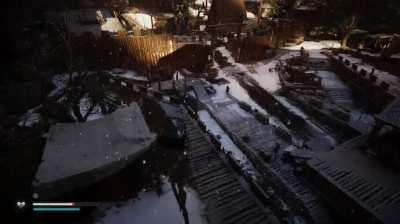 Getting hit by arrows in Assassin's Creed Valhalla vs Assassin's Creed 1