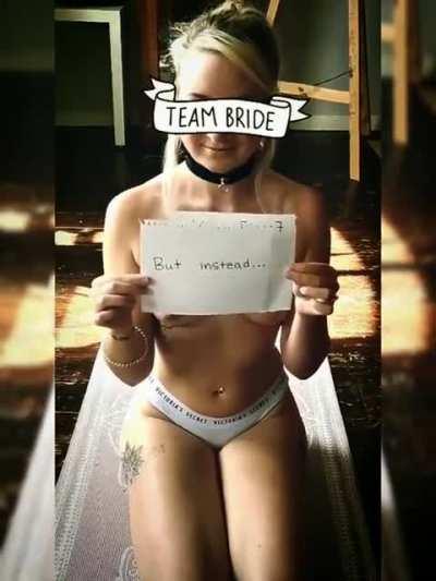 Covid didn't ruin everything after all 💦💦 👰🏼💍