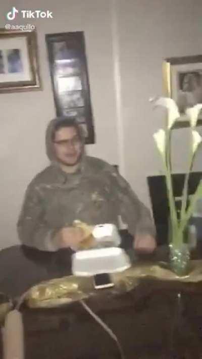 Ted looks different here