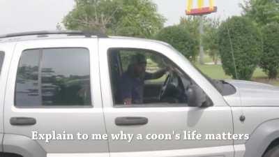 Reactions to holding a Black Lives Matter sign in America's most racist town