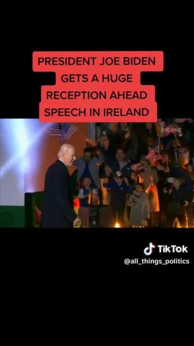 Joe Biden Arriving in Ireland