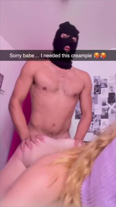 Surprised hubby with these Snapchats 😈he loves when I cheat on him like this