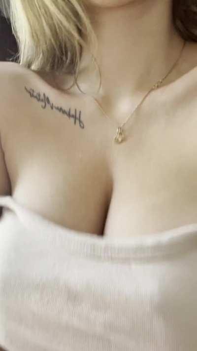 Bouncing tits because it’s our favorite day of the week