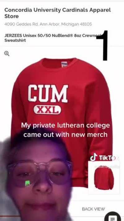 WCGW putting out merchandise for Concordia University of Michigan
