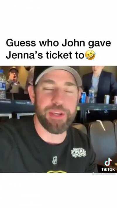 Who did John go to the game with?