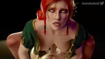 Triss Merigold - A Sorceress' Lust Ep. 1 (Desire Reality) [The Witcher]