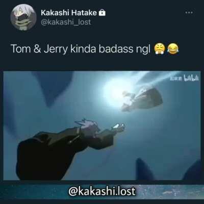 I think I missed this episode of Tom and Jerry