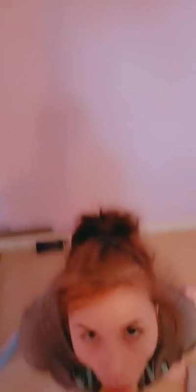 When daddy paints your room pink you help out the only way you know how