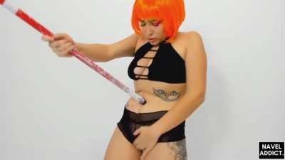 Navel Addict 34: Anuska Belly Poke And Belly Button Fetish