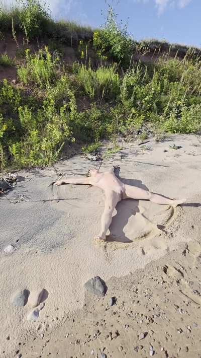 sand angel for u/TylerDurdenWannaBee
