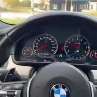 Guy shows off his BMW