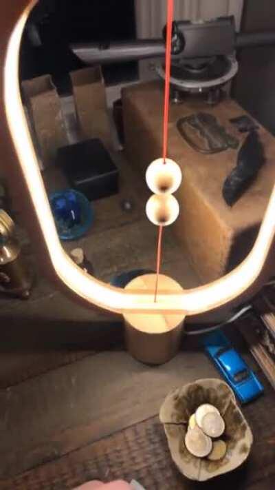 This lamp with magnetic switch