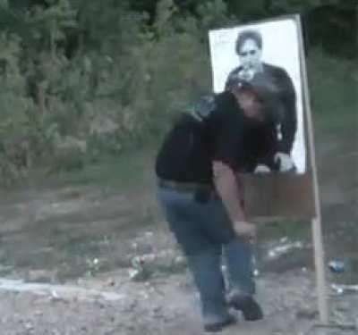 Pulling out your gun